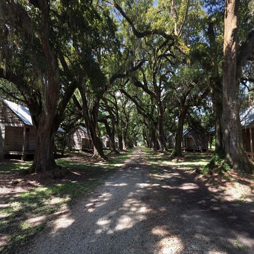 Evergreen Plantation quarters Django Unchained in Wallace, LA