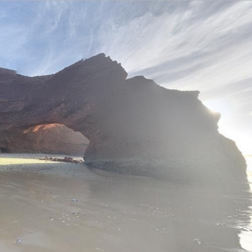 Iconic natural arch collapses on Legzira beach in Sidi Ifni, Morocco