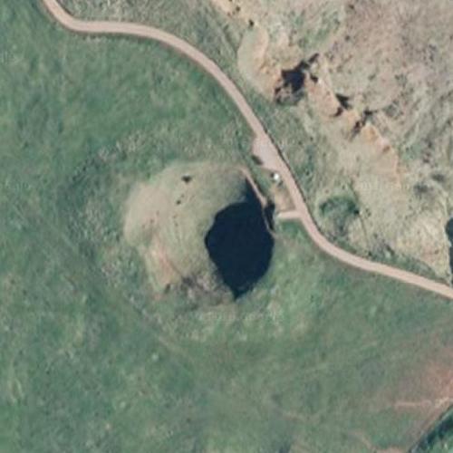 Crater From The Heligoland British Bang In Helgoland Crater From The Heligoland British Bang In Helgoland