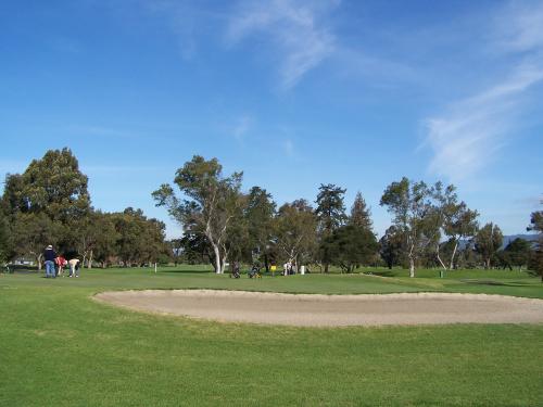 Second hole of the Jack Clark Golf Course.