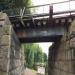 The small spanner going across the path and two of the abutments.