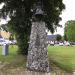 Standing on the square a bell from a ship.