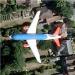 Airliner over London