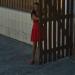Woman in red