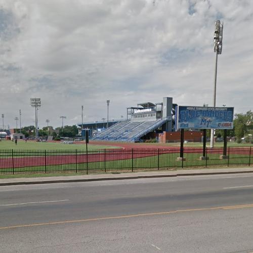 Dean A. Hayes Track & Soccer Stadium in Murfreesboro, TN (Google Maps)