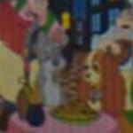 Lady and the Tramp mural