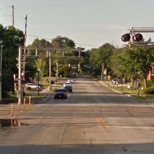 1991 Fairview Avenue Station accident site in Downers Grove, IL (Google
