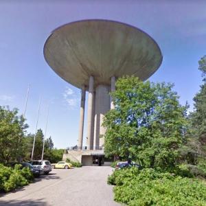 Haukilahti water tower (StreetView)