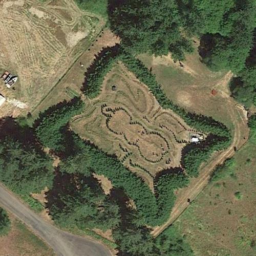 Butterfly Maze in Tenino, WA (Google Maps)