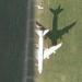 Airplane with wing missing...