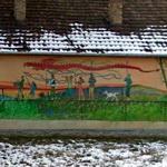 Gypsy murals in Bódvalenke "Fresco Village" (StreetView)