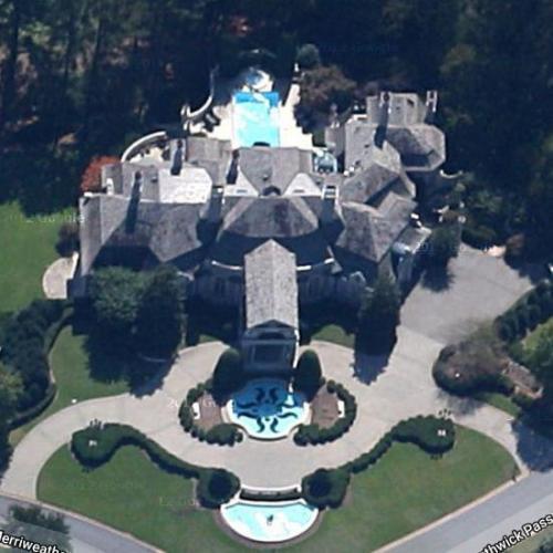 David Ames' House in Alpharetta, GA (Bing Maps)