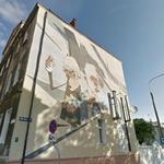 Selfsketching mural in Bydgoszcz