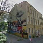 Birdy mural in Bydgoszcz