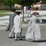 Staff or Docents in Historical, Period Costumes at Colonial Williamsburg