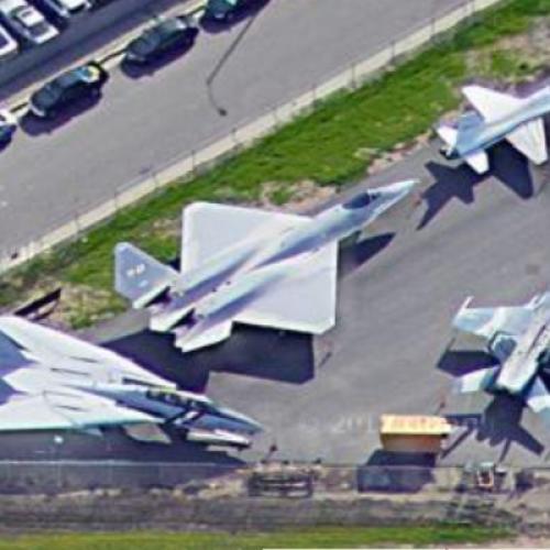 Northrop YF-23 'Gray Ghost' in Torrance, CA (Google Maps)