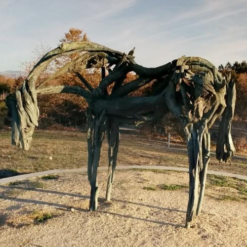 'Cast Bronze Horse' by Deborah Butterfield in Mountain View, CA (Google