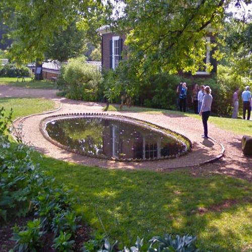Thomas Jefferson's fish on demand pond in Charlottesville, VA (Google Maps)