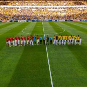 Line up at the National Anthem (StreetView)