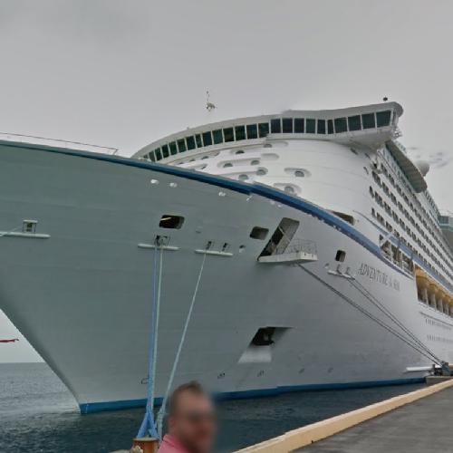 MS Adventure of the Seas in Frederiksted, Virgin Islands, U.S. (Google Maps)