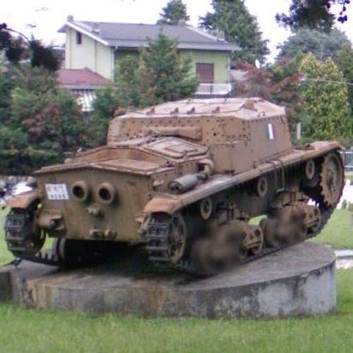 Semovente da 75/18 in Lonate Pozzolo, Italy (2) Virtual Globetrotting