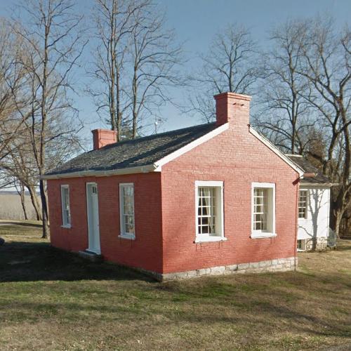 Caleb Bingham House in Arrow Rock, MO (Google Maps)
