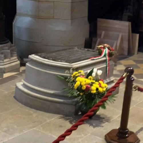 Martin Luther's grave in Wittenberg, Germany (Google Maps)