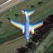 KLM jet approaching Schiphol (AMS)
