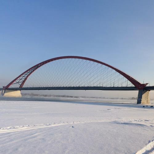Bugrinsky Bridge in Novosibirsk, Russian Federation Virtual Globetrotting