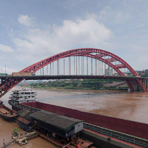 Rongzhou Bridge in Yibin, China - Virtual Globetrotting