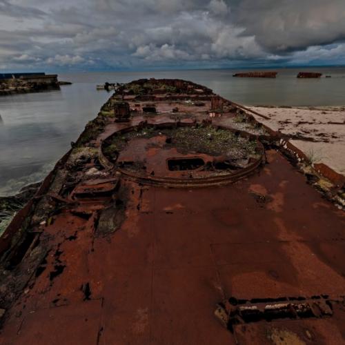 ORP Grom wreck in Hel, Poland - Virtual Globetrotting