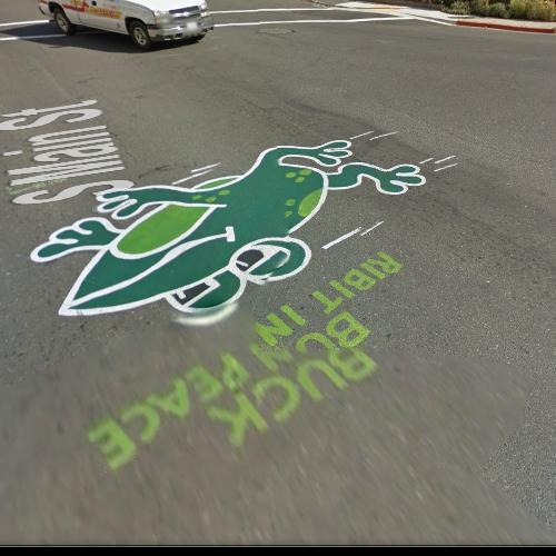 Jumping Frog in Angels Camp, CA (Google Maps)