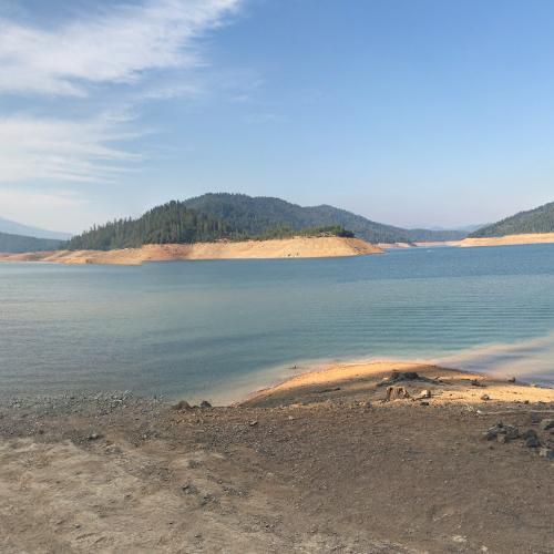 Trinity Lake in Weaverville, CA (Google Maps)
