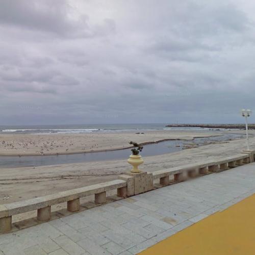 Mouth of the Âncora River in Vila Praia De Âncora, Portugal - Virtual ...
