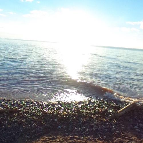 Mouth of the Brule River (Minnesota) in Grand Marais, MN (Google Maps)