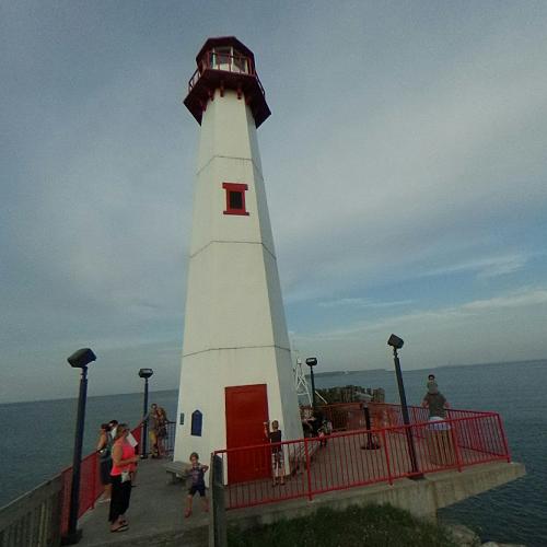 Wawatam Lighthouse in St. Ignace, MI (Google Maps)