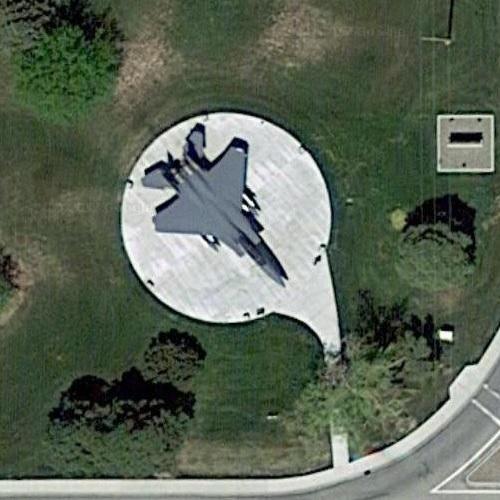 F15B in Mountain Home AFB, ID (Google Maps)