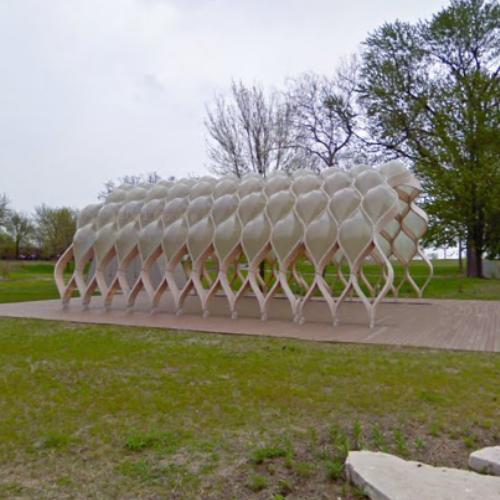  peoples gas education pavilion by studio gang in lincoln park il