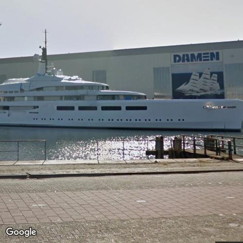 Superyachts At Amels Shipyard In Vlissingen Netherlands Google Maps