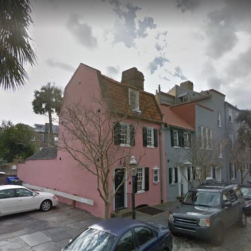 Pink House in Charleston, SC (Google Maps)