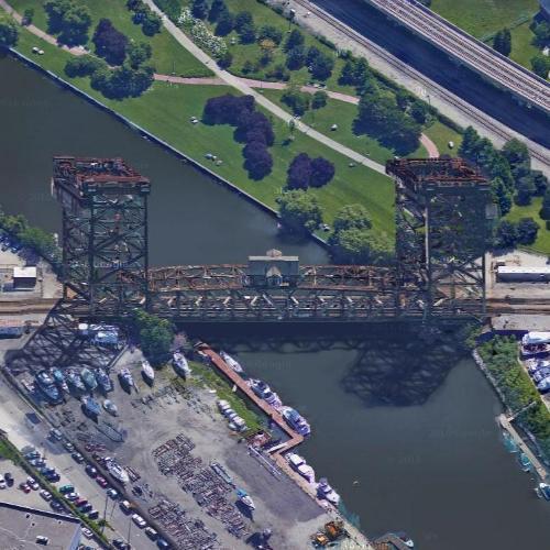 Canal Street railroad bridge in Chicago, IL (Google Maps)