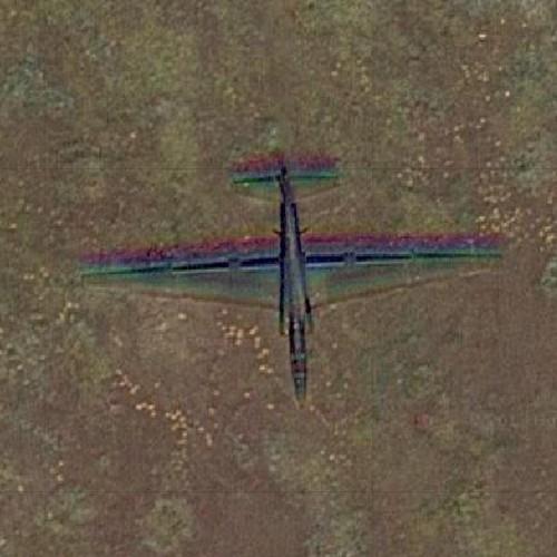 Lockheed U2 Dragon Lady in flight over Beale AFB in Beale AFB, CA