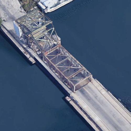 Cherry Street Strauss Trunnion Bascule Bridge in Toronto, Canada