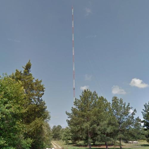 KTAL TV Tower in Vivian, LA (Google Maps)
