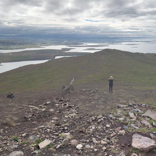 View from Esjan in Mosfellsbær, Iceland - Virtual Globetrotting