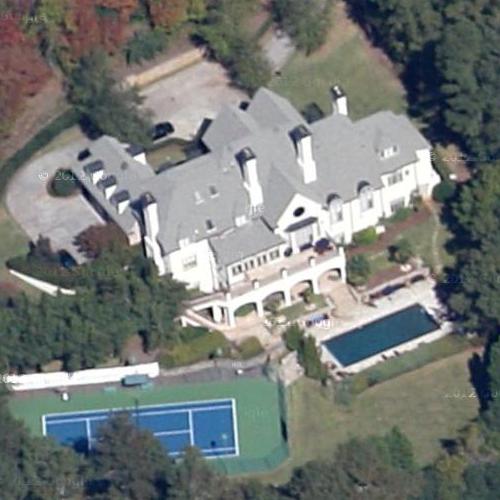 L.A. Reid's House (Former) in Atlanta, GA (Bing Maps)
