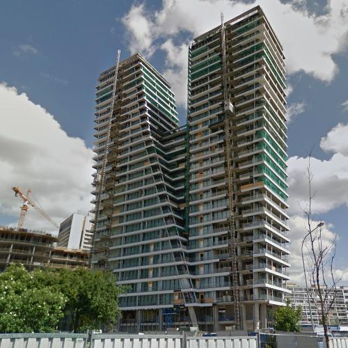 'V Tower' by Richard Meier under construction in Prague, Czech Republic ...
