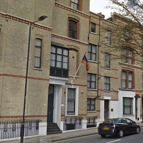 Embassy of Armenia, London in Kensington, United Kingdom (Google Maps)
