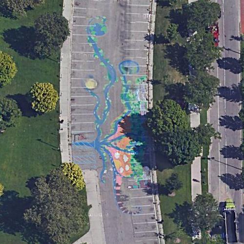 Sixth Street Park Asphalt Graffiti in Grand Rapids, MI ...