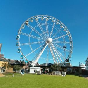 Finnair Skywheel (tallest ferris wheel in Finland) in Helsinki, Finland